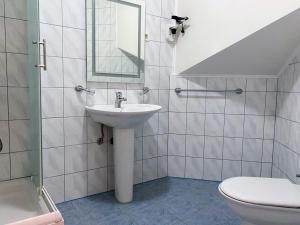 Koupelna v ubytování Motel Vujeva