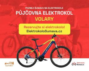 Jízda na kole v ubytování Chalupa Chlum Jiřík nebo okolí