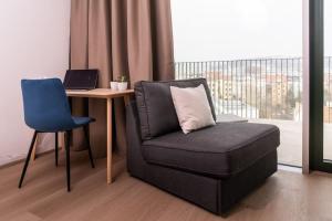 Posezení v ubytování InSady - Studio in Brno-Center