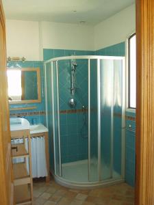 Koupelna v ubytování Chambre d'hôtes "La Bastide des Eucalyptus"