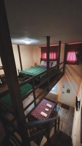 Rúm í herbergi á Olympiades Rooms Litóchoro