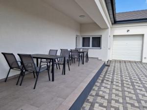 Balkón nebo terasa v ubytování M Art Inn Apartman