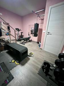 Fitness centrum a/nebo fitness zařízení v ubytování Hotel Bella Napoli ristorante & spa