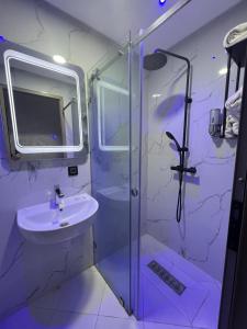 Een badkamer bij Appartement Wow