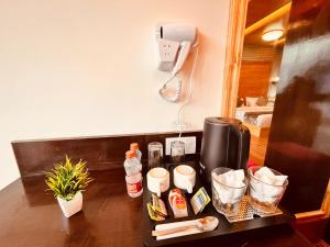 Coffee and tea making facilities at Rockland Cottage, Manali - Centrally Heated & Air Cooled Premium Rooms