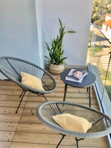 Posedenie v ubytovaní Beautiful view apartment with garage space