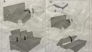 Plan piętra w obiekcie Studio paisible Paris 20
