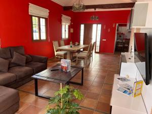 Χώρος καθιστικού στο Casa Kyra