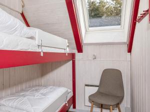 Ένα ή περισσότερα κρεβάτια σε δωμάτιο στο 6 person holiday home in Thisted-By Traum