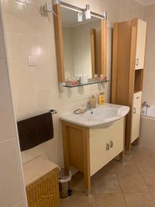 Koupelna v ubytování Comfortable Gite (3) in attractive Languedoc village + 27 fotografií