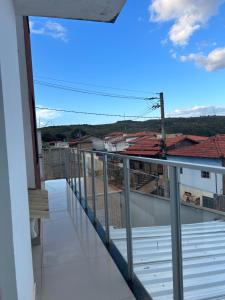 a view from the balcony of a building at Apartamento inteiro com garagem em Diamantina/MG in Diamantina