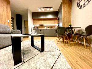 Kuchyňa alebo kuchynka v ubytovaní Apartament Rejs