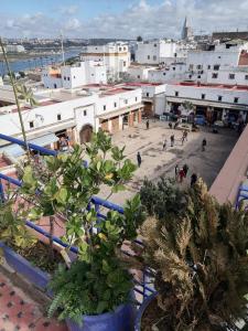 Vista generica su Rabat o vista sulla città dall'interno dell'affittacamere
