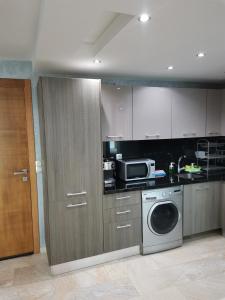 AppartF3 vue panoramique sur mer Residence Vista Del Mar 주방 또는 간이 주방