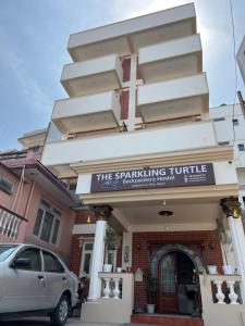 O edifício em que o hostel se localiza