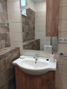 Koupelna v ubytování Apartmán Dolina + 19 fotografií