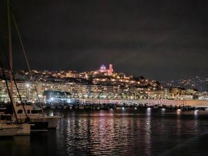 Ein allgemeiner Blick auf Altea oder ein Stadtblick von der Pension aus