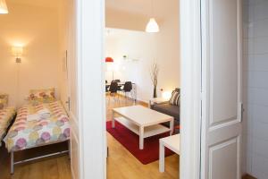 Letto o letti in una camera di Gaudi Sagrada Familia