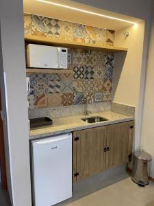 Kuchyň nebo kuchyňský kout v ubytování Quinta Santa Bárbara Eco Resort