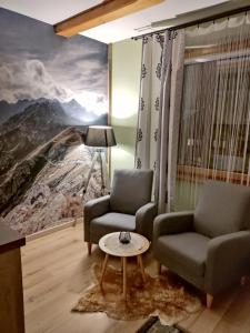 Posedenie v ubytovaní Apartamenty u drwala