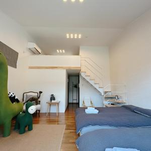 Letto o letti in una camera di 三米-鶴舞琵琶湖-biwako