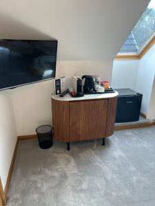 Kuchyň nebo kuchyňský kout v ubytování Druid House B&B