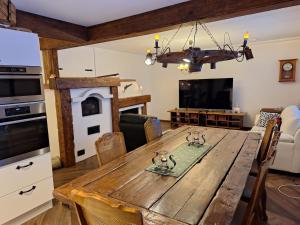 Dapur atau dapur kecil di Villa Lumia