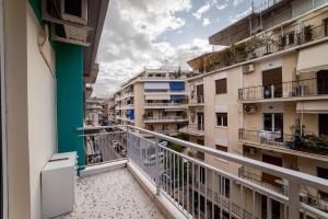 a view from a balcony of buildings at Charming 1Bd apartment in Athens in Athens
