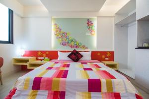 Katil atau katil-katil dalam bilik di Little SkyLark B&B