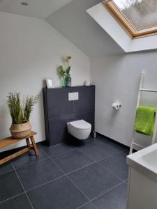 Koupelna v ubytování B&B Am Sahrbach