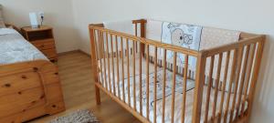 Postel nebo postele na pokoji v ubytování Akácfa Vendégház