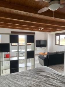 TV/trung tâm giải trí tại Apartamentos la Vega de Granada