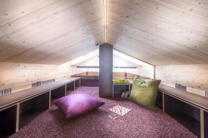 Posezení v ubytování Design Chalets Lech