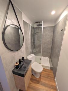 Koupelna v ubytování Deep Blue - Apartament Hel