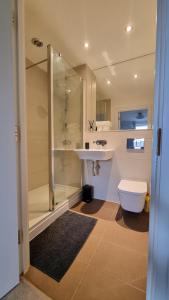 Ванна кімната в Stunning Ground Floor Apartment for Business & Leisure Stays in RG2 - Sleeps up to 6!