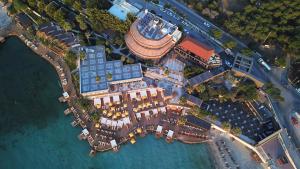 an overhead view of a resort on the water at Maja Luxury Resort Hotel in Cesme