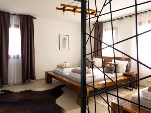 Postel nebo postele na pokoji v ubytování Golubina 1 - Studio Apartman