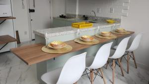Virtuvė arba virtuvėlė apgyvendinimo įstaigoje Loft moderno em pomerode