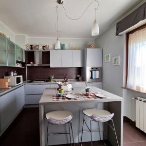 Η κουζίνα ή μικρή κουζίνα στο A due passi dal Parco