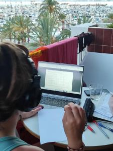 Gäste, die in der Unterkunft Tranquilo apartamento con vistas al mar. übernachten