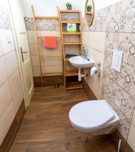 Koupelna v ubytování Ubytování na Jakuli