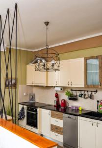 Kuchyň nebo kuchyňský kout v ubytování Kalendes home