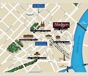 Un mapa de Michigan, nuestro lugar. en DeLux Best Central D1,3Bedrooms,2 Bath,Pool,Gym, en Ho Chi Minh