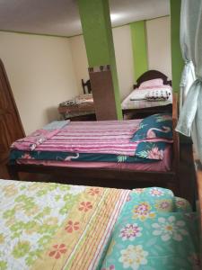 Katil dua tingkat atau katil-katil dua tingkat dalam bilik di MI CASITA VERDE