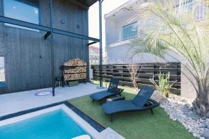 Piscina di ＩＲＡＧＯ　ＡＲＴ　 ＨＯＴＥＬ 　THECAPE o nelle vicinanze