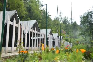Zahrada ubytování Himtrek Riverside Camps, Kasol