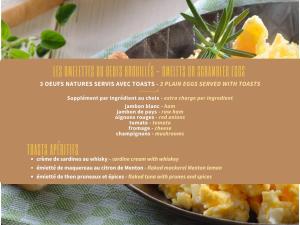 a flyer for a restaurant with a plate of food at La Jabotte in Antibes