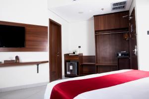 Katil atau katil-katil dalam bilik di Pakons Prime Hotel