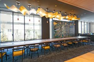 Hotel Intergate Osaka Umeda餐廳或用餐的地方
