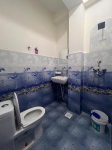 Koupelna v ubytování Hotel Atithi Devo Bhava